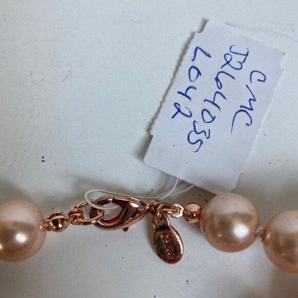 Louis Dell Olio Imitation Pearl Necklaces Lot of 5 Pink Gray Baroque Long Signed - Picture 10 of 16